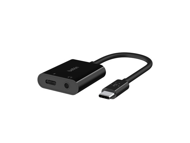 elara Belkin RockStar USB-C to headphone jack / charging adapter