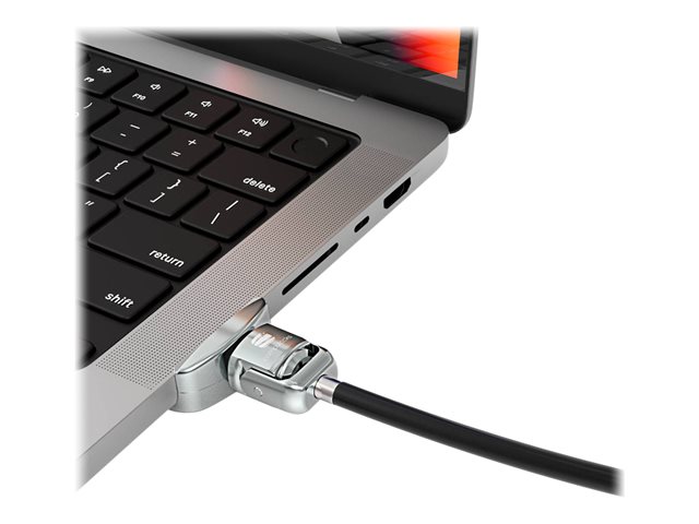 elara Compulocks Ledge Lock Adapter for MacBook Pro 16" M1 M2 & M3 with Keyed Cable Lock