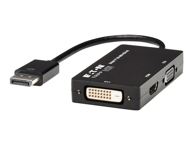 Elara Eaton Tripp Lite Series DisplayPort To VGA / DVI / HDMI 4K X 2K 24/30Hz Adapter Converter