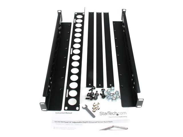 Elara StarTech.com 1U Universal Server Rack Rails