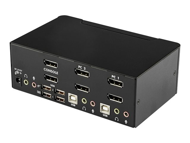 Elara StarTech.com 2-Port DisplayPort KVM Switch