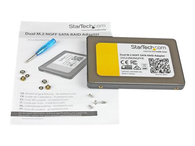 Elara StarTech.com Dual M.2 SATA Adapter With RAID