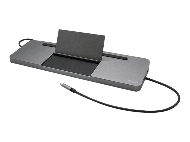elara i-Tec USB-C Metal Ergonomic 4K 3x Display Docking Station + Power Delivery