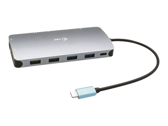 elara i-Tec USB-C Metal Nano 3x Display Docking Station + Power Delivery 100 W