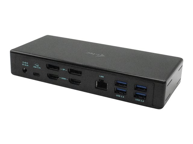 Elara I-Tec USB-C Quattro Display Docking Station With Power Delivery