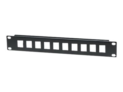 elara Intellinet Patch Panel Blank 10" 1U 10-Port Black