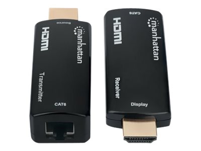 elara Manhattan 1080p 60Hz Compact HDMI over Ethernet Extender Kit Extends Distances of Signal up to 60m with a Single Cat6 Ethernet Cable Transmitter and