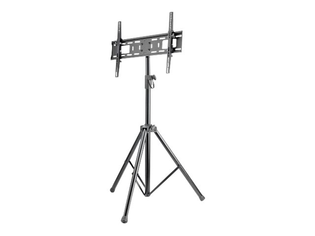 elara Manhattan TV & Monitor Mount Tripod Floor Stand 1 screen Screen Sizes: 37-65" Black VESA 200x200 to 600x400mm Max 35kg LFD Lifetime Warranty s