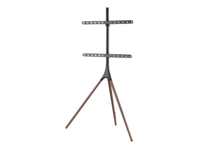 elara Manhattan TV & Monitor Mount Tripod Floor Stand 1 screen Screen Sizes: 37-65" Black VESA 200x200 to 600x400mm Max 32kg LFD Lifetime Warranty s