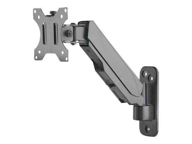 elara Manhattan TV & Monitor Mount Wall Spring Arm 1 screen Screen Sizes: 17-32" Black VESA 75x75 to 100x100mm Max 8kg Height Adjustable Swivel Arm