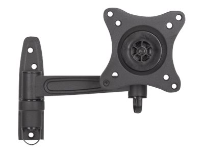elara Manhattan TV & Monitor Mount Wall Tilt and Swivel 1 screen Screen Sizes: 13-27" Black VESA 75x75 to 100x100mm Max 15kg Swivel with 2 pivots L