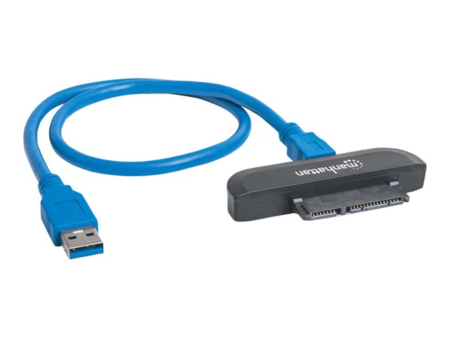 elara Manhattan USB-A to SATA 2.5" Adapter Cable 42cm Male to Male 5 Gbps (USB 3.2 Gen1 aka USB 3.0) Supports 48-bit LBA SuperSpeed USB Three Year War