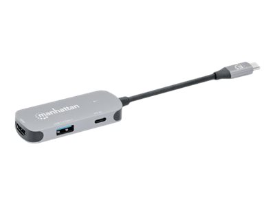 Elara Manhattan USB-C Dock/Hub Ports (x3): HDMI USB-A And USB-C With Power Delivery (100W) To USB-C Port (Note Add USB-C Wall Charger And USB-C Cable Ne