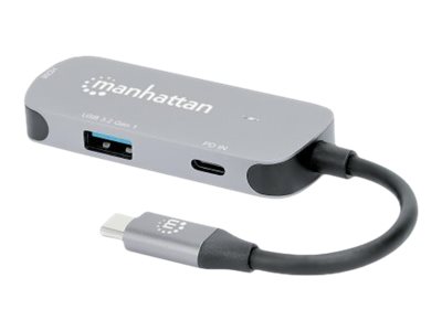 elara Manhattan USB-C Dock/Hub Ports (x3):  HDMI USB-A and USB-C With Power Delivery (100W) to USB-C Port (Note add USB-C wall charger and USB-C cable ne