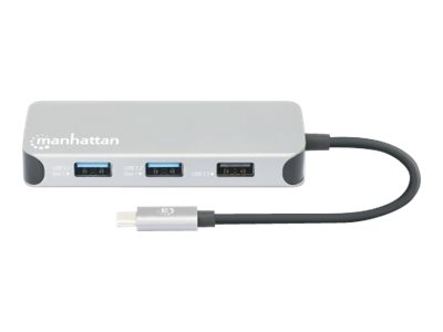 Elara Manhattan USB-C Dock/Hub With Card Reader Ports (x6): Ethernet HDMI USB-A (x3) And USB-C With Power Delivery (10W) To USB-C Port (Note Additional