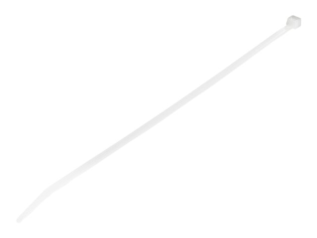 elara StarTech.com 10"(25cm) Cable Ties 1/8"(4mm) wide 2-5/8"(68mm) Bundle Diameter 50lb(22kg) Tensile Strength Nylon Self Locking Zip Ties w/ Curved Ti