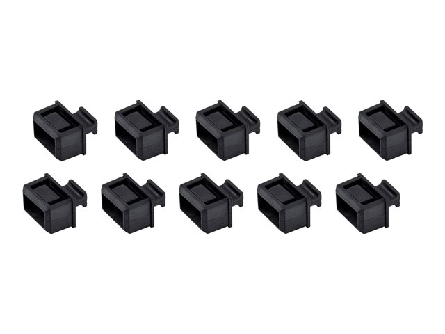 Elara StarTech.com 10 Pack SFP Dust Cover For Open SFP/SFP+ Slot SFP Plug Fiber Optic Dust Caps SFP Port Anti-Dust Cover Network Switch Port Protector