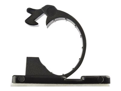 Elara StarTech.com 100 Adhesive Cable Management Clips Black Network/Ethernet/Office Desk/Computer Cord Organizer Sticky Cable/Wire Holders Nylon Self Ad