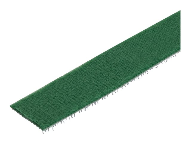 Elara StarTech.com 100ft Hook And Loop Roll Cut-to-Size Reusable Cable Ties Bulk Industrial Wire Fastener Tape /Adjustable Fabric Wraps Green / Resuable S