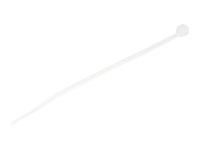 elara StarTech.com 10cm(4") Cable Ties 2mm(1/16") wide 22mm(7/8") Bundle Diameter 8kg(18lb) Tensile Strength Nylon Self Locking Zip Ties with Curved Tip