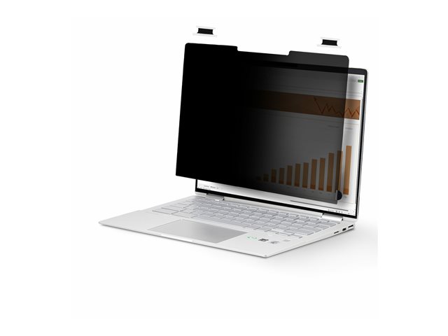 elara StarTech.com 14-inch 16:10 Touch Privacy Screen Anti-Glare Privacy Filter Laptop Monitor Screen Protector with +/- 30 Deg. View Angle Flip-Over