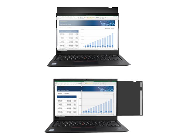 elara StarTech.com 14in Lap14in Laptop Privacy Screen Anti-Glare Privacy Filter for Widescreen (16:9) Displays Laptop Monitor Screen Protector with 51% Bl