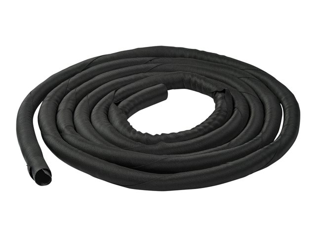 elara StarTech.com 15' (4.6m) Cable Management Sleeve Flexible Coiled Cable Wrap 1-1.5" diameter Expandable Sleeve Polyester Cord Manager/Protector/Conce