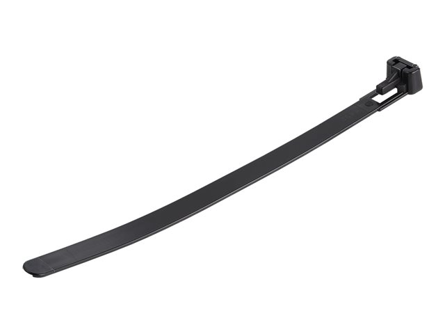 elara StarTech.com 15cm(6") Reusable Cable Ties 7mm(1/4") wide 35mm(1-3/8") Bundle Dia. 22kg(50lb) Tensile Strength Releasable Nylon Ties Indoor/Outdoor