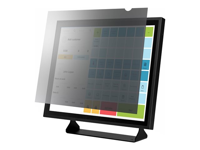 elara StarTech.com 17-inch 5:4 Computer Monitor Privacy Filter Anti-Glare Privacy Screen with 51% Blue Light Reduction Black-out Monitor Screen Protector