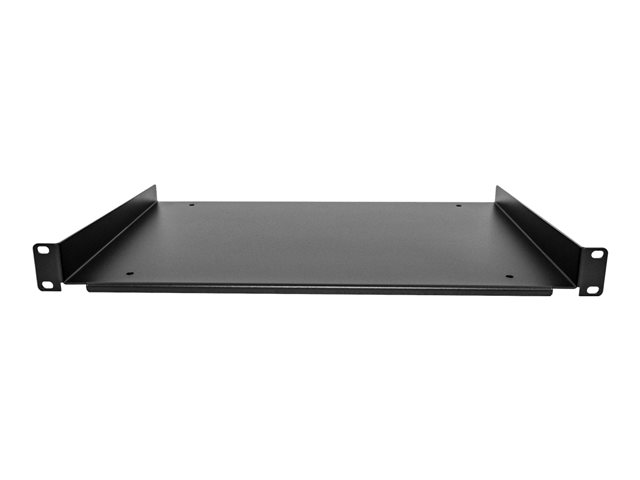 Elara StarTech.com 1U Fixed Server Rack Mount Shelf 12in Deep Steel Universal Cantilever Tray For 19" AV/Data/Network Equipment Rack With Cage Nuts & Screw