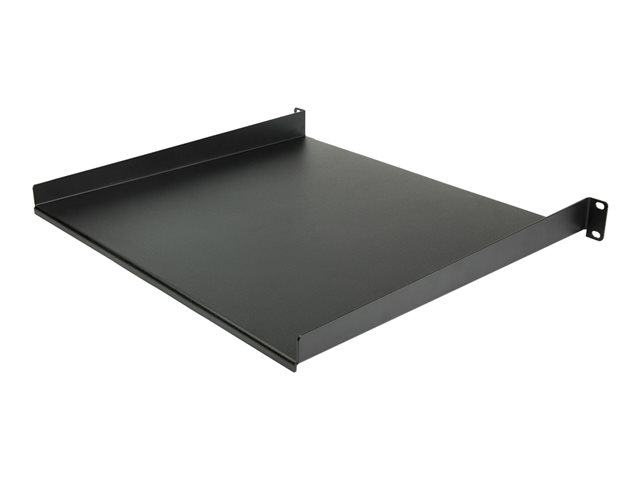 elara StarTech.com 1U Server Rack Cabinet Shelf 16in Deep Fixed Cantilever Tray Rackmount Shelf for 19" AV/Data/Network Equipment Enclosure with Cage Nuts