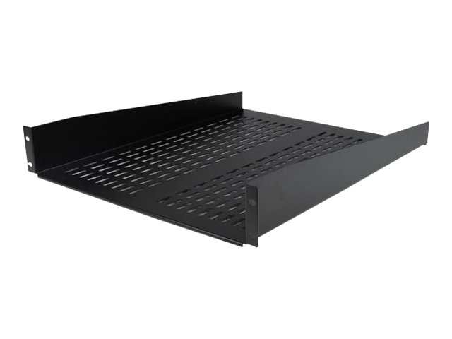 elara StarTech.com 1U Server Rack Shelf 2U 22in Universal Fixed Vented Network Rack Shelf/Cantilever Tray for 19" AV/Data/Network Equipment Enclosure w/Cag