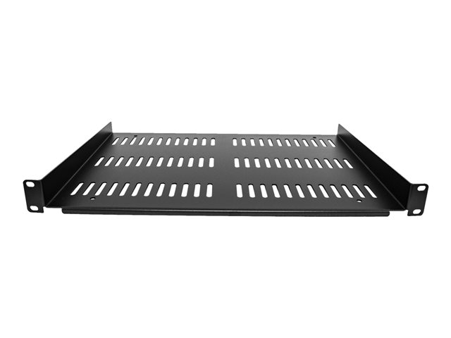 Elara StarTech.com 1U Vented Server Rack Cabinet Shelf 12in Deep Fixed Cantilever Tray Rackmount Shelf For 19" AV/Data/Network Equipment Enclosure W/ Cage