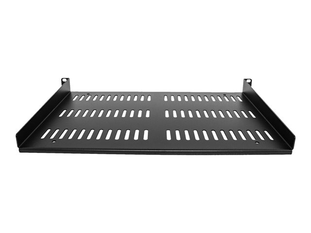 Elara StarTech.com 1U Vented Server Rack Cabinet Shelf 12in Deep Fixed Cantilever Tray Rackmount Shelf For 19" AV/Data/Network Equipment Enclosure W/ Cage