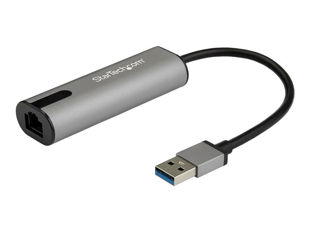 elara StarTech.com 2.5GbE USB A to Ethernet Adapter NBASE-T NIC USB 3.0 Type A 2.5 GbE /1 GbE Multi Speed Gigabit Network USB 3.1 Laptop to RJ45/LAN Len