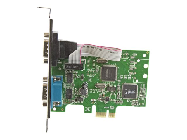 Elara StarTech.com 2-Port PCI Express Serial Card With 16C1050 UART