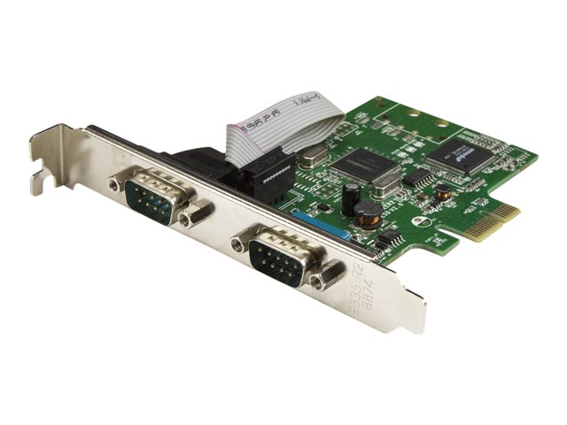 elara StarTech.com 2-Port PCI Express Serial Card with 16C1050 UART