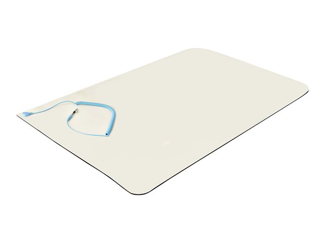 elara StarTech.com 23x47in Anti Static Mat ESD Mat for Electronics Repair Anti Static Desk Mat w/Detachable Grounding Wire ANSI/ESD S 4.1 Compliant Flex