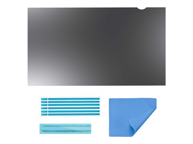 elara StarTech.com 28-inch 16:9 Computer Monitor Privacy Filter Anti-Glare Privacy Screen with 51% Blue Light Reduction Black-out Monitor Screen Protector