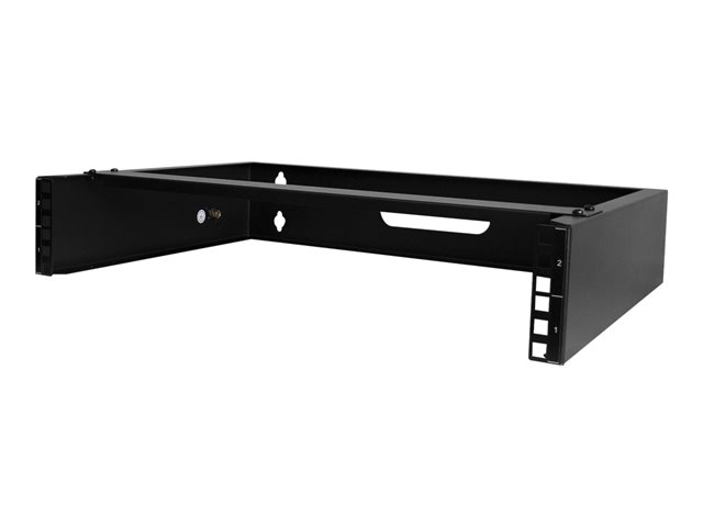 elara StarTech.com 2U Wall Mount Rack 19" Wall Mount Network Rack 14 inch Deep (Low Profile) Wall Mounting Patch Panel Bracket for Network Switches IT E
