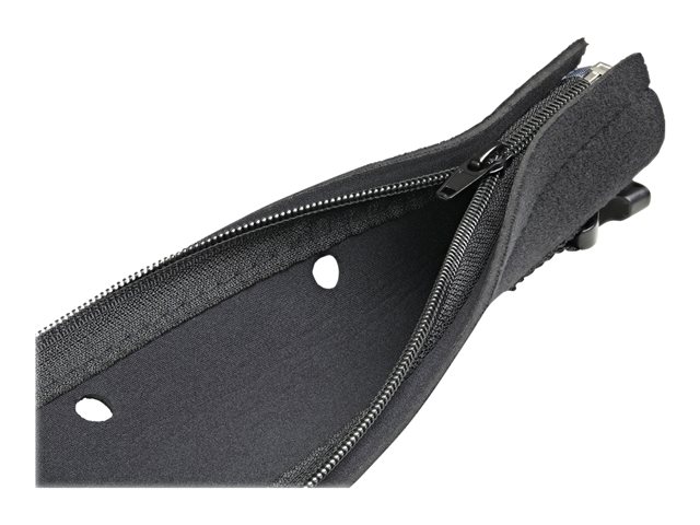Elara StarTech.com 40" (1m) Neoprene Cable Management Sleeve With Zipper & Buckle 1.2" (3cm) Diameter Computer/PC Power/Network/AV Cord Cover/Manager Fle