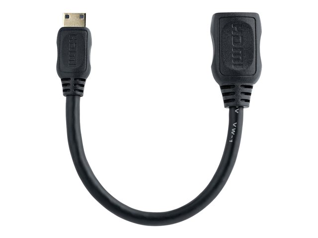 Elara StarTech.com 5in Mini HDMI To HDMI Adapter 4K High Speed HDMI Adapter 4K 30Hz Ultra HD High Speed HDMI Adapter HDMI 1.4 Gold Plated Connectors UH