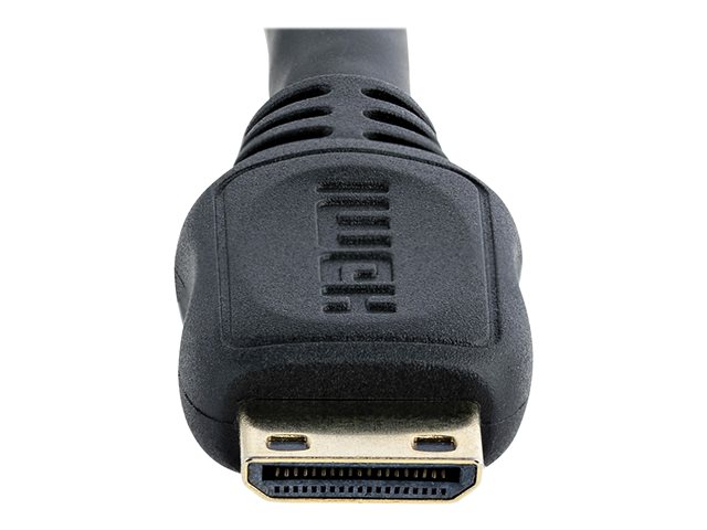 Elara StarTech.com 5in Mini HDMI To HDMI Adapter 4K High Speed HDMI Adapter 4K 30Hz Ultra HD High Speed HDMI Adapter HDMI 1.4 Gold Plated Connectors UH