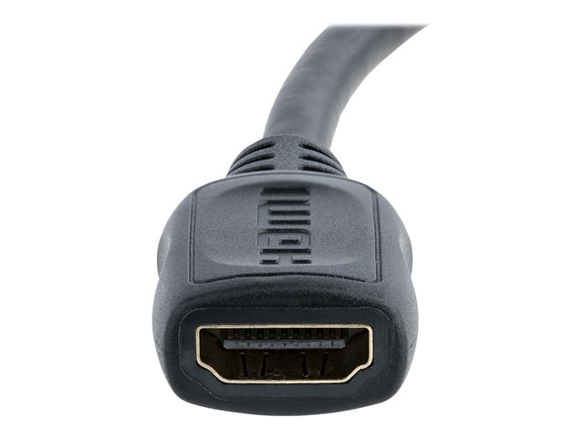 Elara StarTech.com 5in Mini HDMI To HDMI Adapter 4K High Speed HDMI Adapter 4K 30Hz Ultra HD High Speed HDMI Adapter HDMI 1.4 Gold Plated Connectors UH