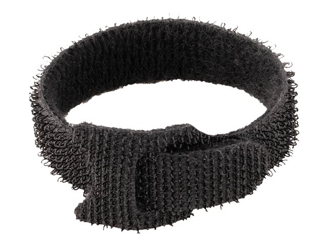 Elara StarTech.com 6in Hook And Loop Cable Ties 50 Pack Black Reusable Cable Straps Adjustable And Flexible Cord Organizer Tie/Wraps For Professional C