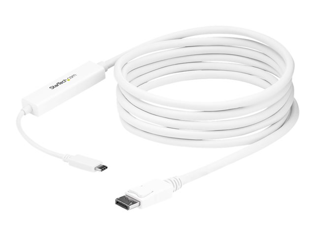 elara StarTech.com 9.8ft/3m USB C to DisplayPort 1.2 Cable 4K 60Hz USB-C to DisplayPort Adapter Cable HBR2 USB Type-C DP Alt Mode to DP Monitor Video Cabl
