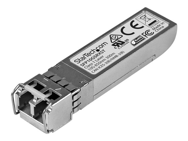 elara StarTech.com Cisco SFP-10G-SR-X Compatible SFP+ Module 10GBASE-SR 10GbE MMF Optic Transceiver LC Connector 300m 850nm DDM Cisco Firepower ASR9