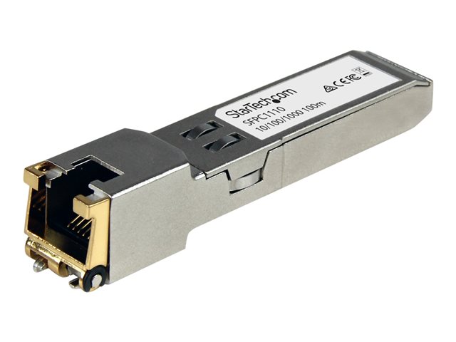 elara StarTech.com Cisco SFP-GE-T Compatible SFP Module 1000BASE-T SFP to RJ45 Cat6/Cat5e 10/100/1000 Mbps RJ-45 (Copper) 100m Cisco IE3400 IE3300 IE