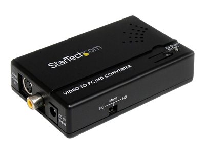 elara StarTech.com Composite and S-Video to VGA Video Scan Converter