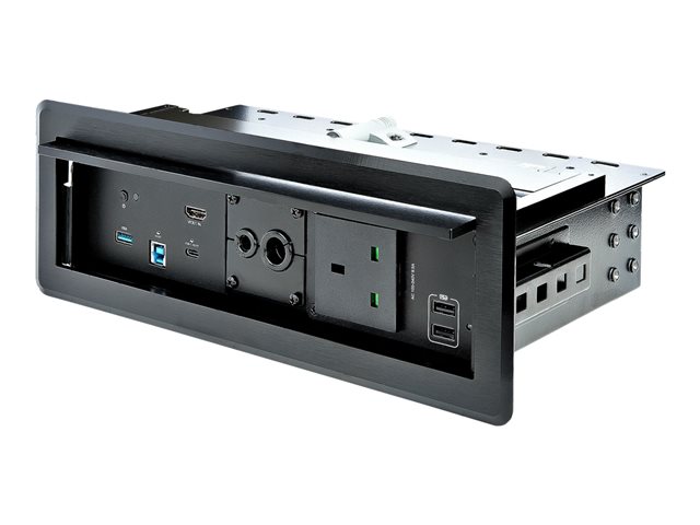 elara StarTech.com Conference Room Docking Station with Power/Charging Table Connectivity AV Box Universal USB-C Laptop Dock 60W PD 4K HDMI USB Hub Au